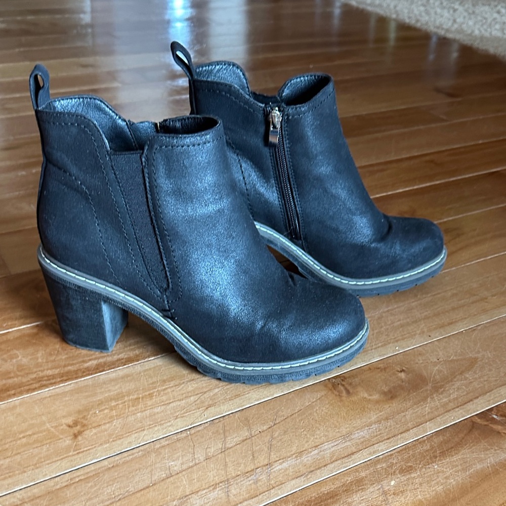 Corkys Black Ankle Booties